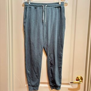 Vuori Pants Woman Small Green Joggers Dreamknit Heathered Lounge Stretch VW303